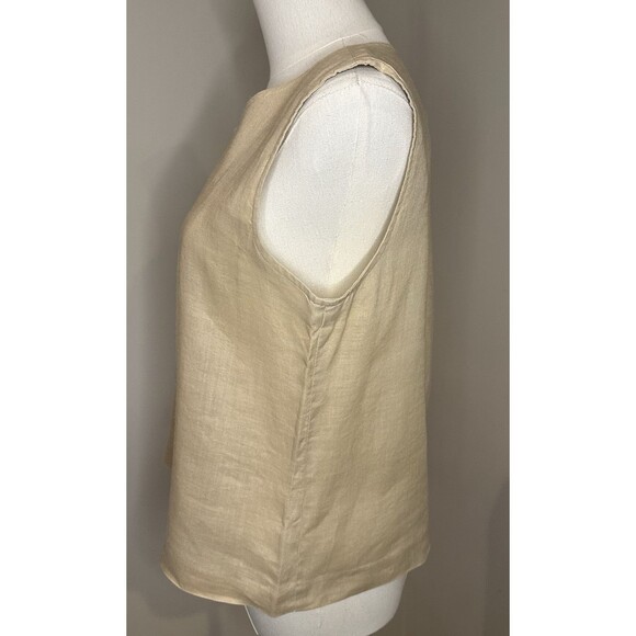 TOTO n KO for Bloomingdale’s Linen 2Pc Set Jacket & Top S/M Neutral Minimalist - Picture 12 of 16